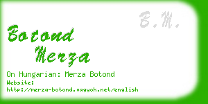 botond merza business card